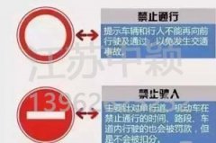 以下道路交通標(biāo)志老司機(jī)都不一定知道？90%人都會(huì)混淆！