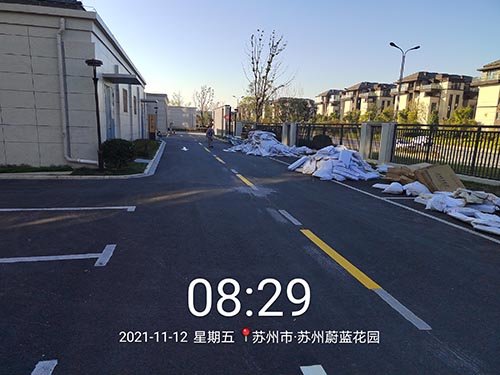 蘇州道路標(biāo)線冷漆多少錢一平？道路劃線價格多少一米？